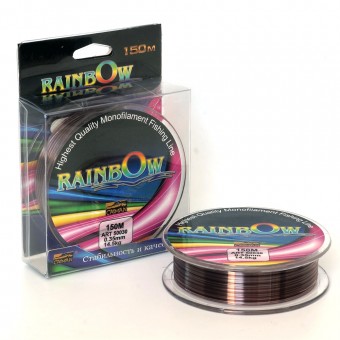 Леска Caiman Rainbow 150м 0.16мм цветная