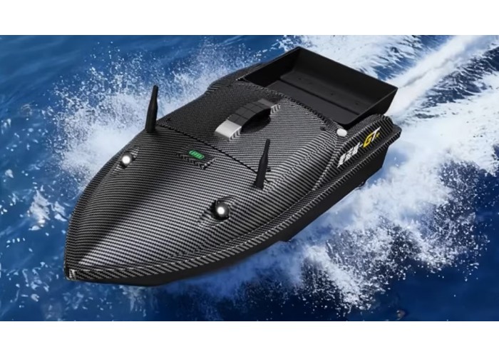 Прикормочный кораблик Технология Рыбалки GTR (Carbon) GPS + эхолот M700 (НОВИНКА 2026 г.)