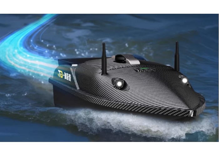 Прикормочный кораблик Технология Рыбалки GTR (Carbon) GPS + эхолот M700 (НОВИНКА 2026 г.)