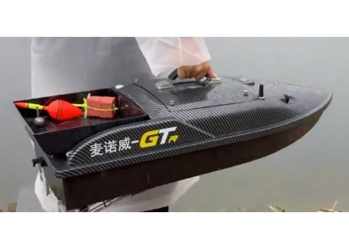 Прикормочный кораблик Технология Рыбалки GTR (Carbon) GPS + эхолот M700 (НОВИНКА 2026 г.)
