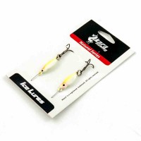 Блесна зимняя Akara Ice Lures рыбка с тройником 2гр цвет 036 (2 шт в упак) Блесна зимняя Akara Ice Lures рыбка с тройником 2гр цвет 036 (2 шт в упак)