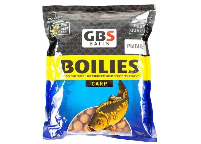 Бойлы GBS Baits 20мм 1кг Рыбные