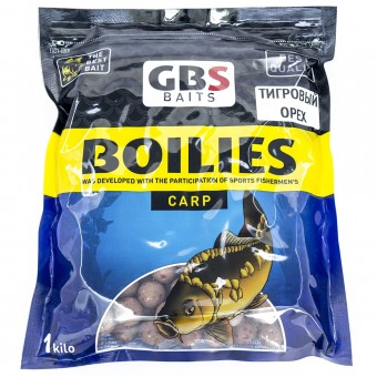 Бойлы GBS Baits 20мм 1кг Tiger Nut Тигровый орех