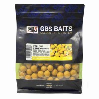 Бойлы GBS Baits 20мм 1кг Желтая Клубника