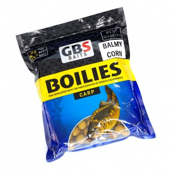 Бойлы GBS Baits 20мм 1кг Balmy Corn Кукуруза