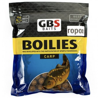 Бойлы тонущие GBS Baits 20мм 3кг Горох