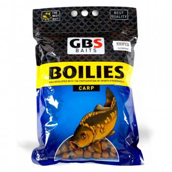 Бойлы растворимые GBS Baits 24мм 3кг Corn