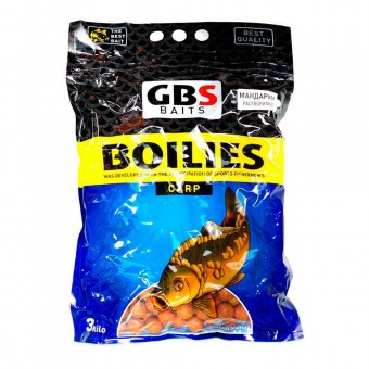 Бойлы растворимые GBS Baits 24мм 3кг Мандарин