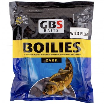 Бойлы растворимые GBS Baits 24мм 3кг Wild Plum Дикая слива