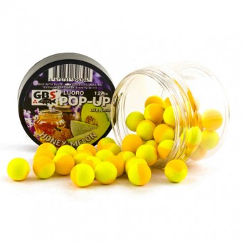 Бойлы GBS Baits Pop-up плавающие 12мм 40гр (уп. 6 шт) Медовая дыня