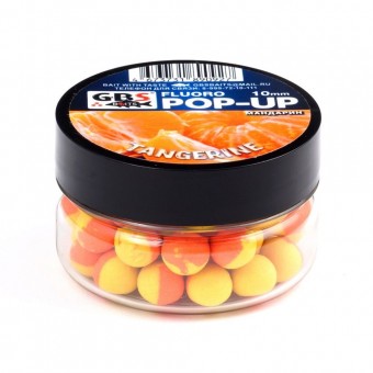 Бойлы GBS Baits Pop-up плавающие 12мм 40гр (уп. 6 шт) Мандарин