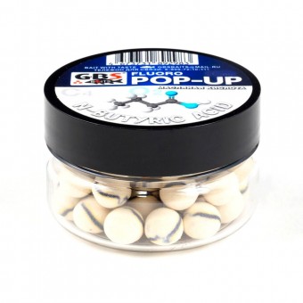 Бойлы GBS Baits Pop-up плавающие 12мм 40гр (уп. 6 шт) N-Butyric Acid Масляная кислота 12 мм