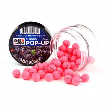 Бойлы GBS Baits Pop-up плавающие 12мм 40гр (уп. 6 шт) Mulberry