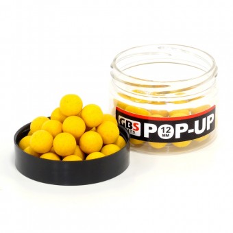 Бойлы GBS Baits Pop-up плавающие 12мм 40гр (уп. 6 шт) Balmy Corn Кукуруза