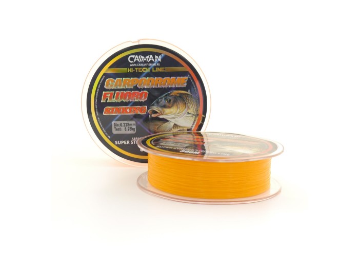 Леска Caiman Carpodrome Fluoro orange 300м 0,228мм