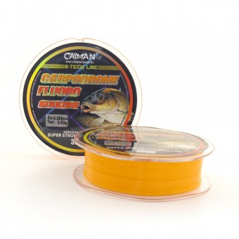 Леска Caiman Carpodrome Fluoro orange 300м 0,252мм