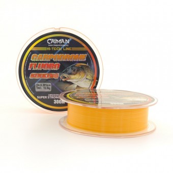 Леска Caiman Carpodrome Fluoro orange 300м 0,281мм