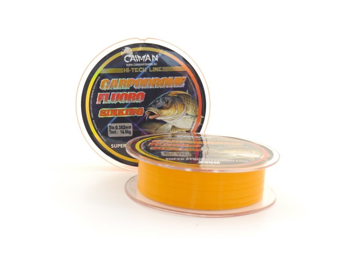 Леска Caiman Carpodrome Fluoro orange 300м 0,352мм