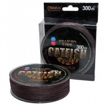 Шнур Caiman Catfish 300м 0,38мм 32,1кг rоричневый