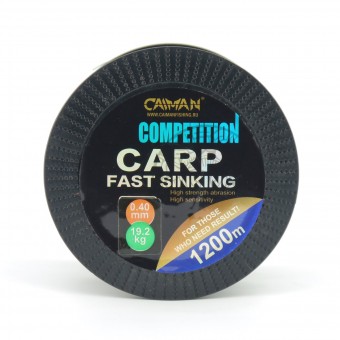 Леска Caiman Competition Carp 1200м черная 0,22мм