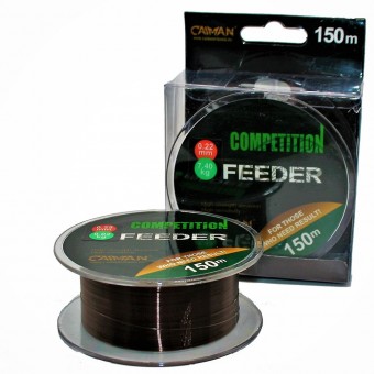 Леска Caiman Competition Feeder Sinking 150м 0,18мм черная