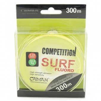 Леска Caiman Competition Surf Fluoro yellow 300 м 0,28мм
