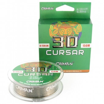 Леска Caiman Cursar 3D 150м 0,18мм