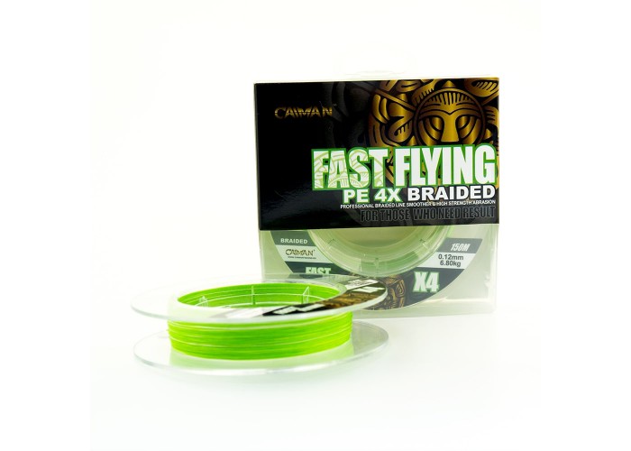 Шнур Caiman Fast flying 4PE 0,12 мм 150 м Green 215526