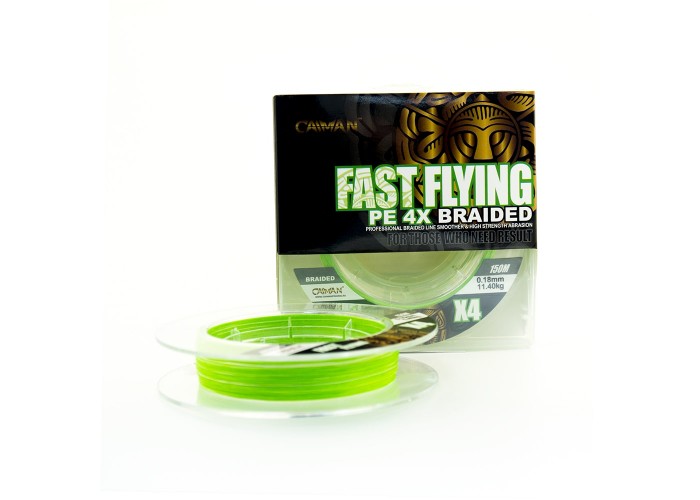 Шнур Caiman Fast flying 4PE 0,18 мм 150 м Green 215529