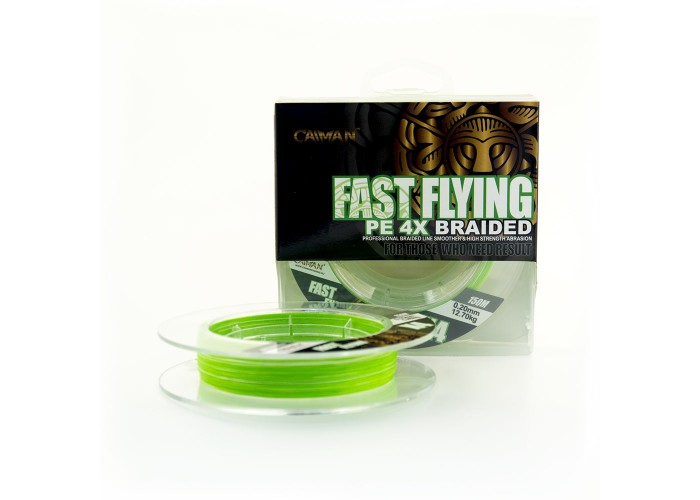 Шнур Caiman Fast flying 4PE 0,20 мм150 м Green 215530