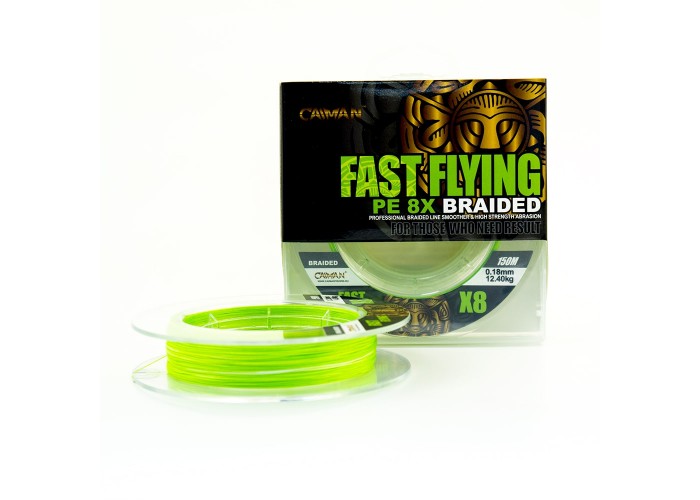 Шнур Caiman Fast flying 8PE 0,18 мм 150 м Green 215505