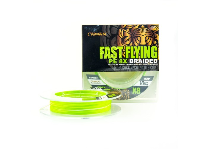 Шнур Caiman Fast flying 8PE 0,20 мм 150 м Green 215506