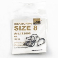 Крючки Caiman Iseama-Ring № 8 (уп. 10шт.) 183006