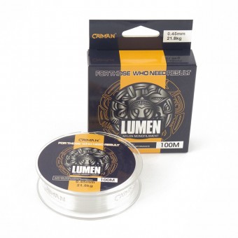 Леска Caiman Lumen 100м 0,45 мм прозрачная