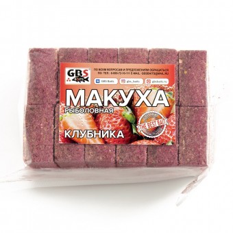 Макуха кукурузная с отверстиями GBS (клубника) (12шт в упак) 18 упак. в коробке