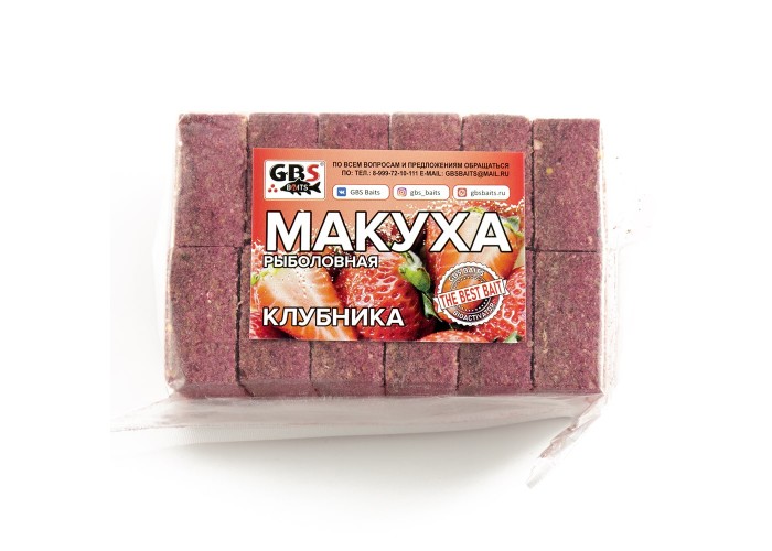 Макуха кукурузная с отверстиями GBS (клубника) (12шт в упак) 18 упак. в коробке