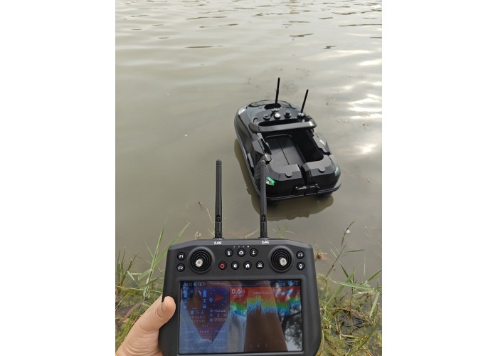 НОВИНКА 2026 г. Прикормочный кораблик Технология Рыбалки Z 56 Pro + (с эхолотом и встроенной фронтальной камерой)