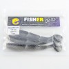 Виброхвост FISHER BAITS Hard Shade 136мм цвет 11 (уп. 3шт)