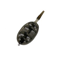 Кормушка Caiman In-Line Flat Method Feeder Oval M 50g. (10 шт. в упак.) 186366