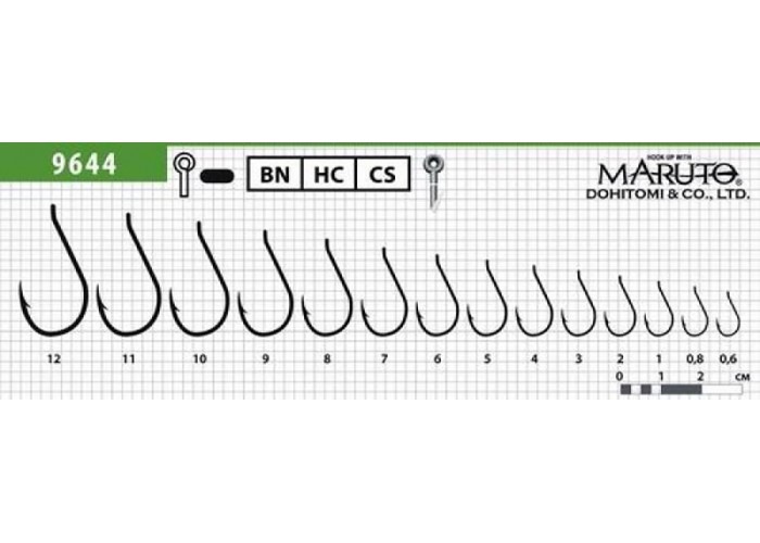 Крючки Maruto 9644 BN №3 Carp pro (10 шт.) карповый