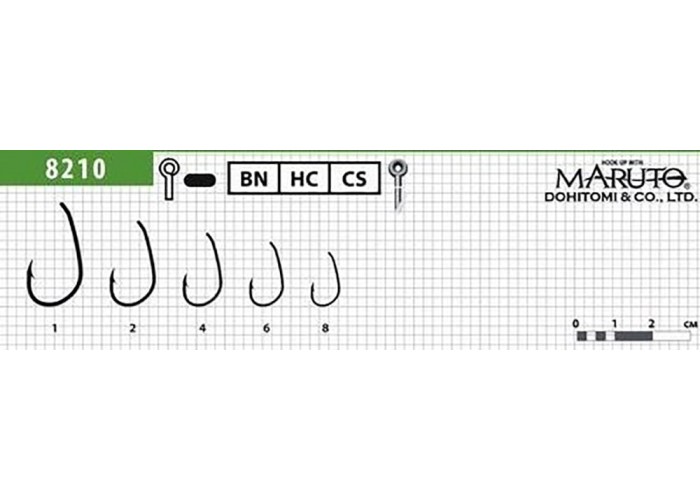 Крючки Maruto 8210 BN №1 Carp pro (8 шт.) карповый