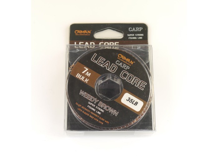 Лидкор Caiman Lead Core 7m 35lbs Weedy Brown 205856