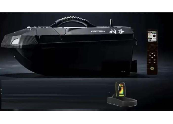 Прикормочный кораблик Технология Рыбалки Assasin X PRO (Carbon) + эхолот M700 2026