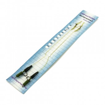 Поводок Palomino под волос с безопасной клипсой метал PL6126-C крючок № 7 (2 шт в упак)