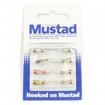 Набор мормышек Mustad тип-201 (8 шт. в уп.)