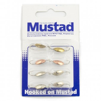 Набор мормышек Mustad тип-202 (8 шт. в уп.)