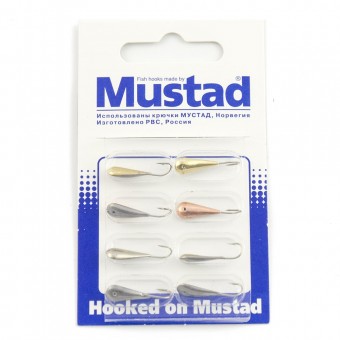 Набор мормышек Mustad тип-152 (8 шт. в уп.)