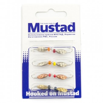 Набор мормышек Mustad тип-204 (8 шт. в уп.)