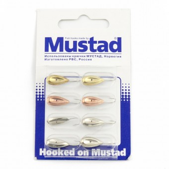 Набор мормышек Mustad тип-502 (8 шт. в уп.)