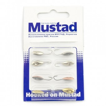 Набор мормышек Mustad тип-150 (8 шт. в уп.)